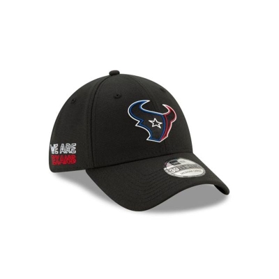 Houston Texans Gorra | New Era Official NFL Draft 39thirty Stretch Fit Cap Mexico - Negros